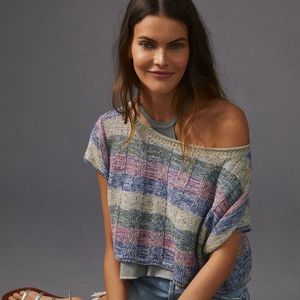 New with tags Pilcro cropped sweater with razorback tank!